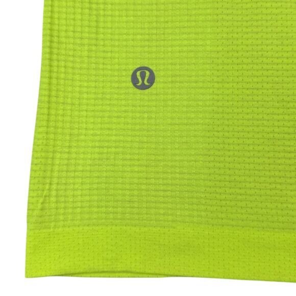 LULULEMON Metal Vent Tech Short-Sleeve Shirt Size Small Highlight Yellow - Picture 8 of 8